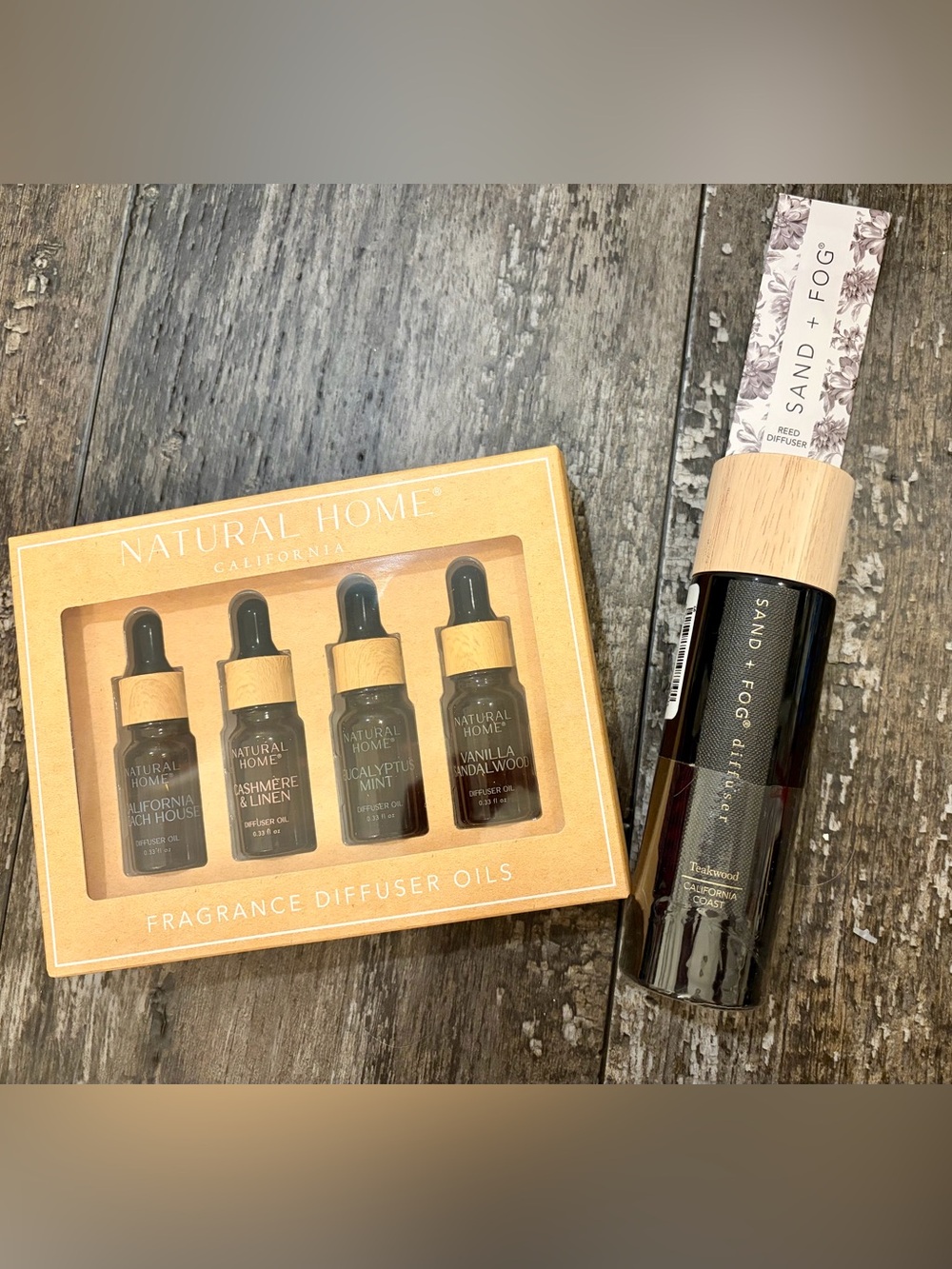 SAND + FOG Fragrance Diffuser Oils and reed Set California coast